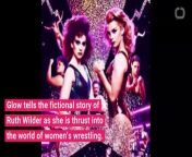 Season two of women’s wrestling comedy Glow, starts on Netflix June 29. Glow tells the fictional story of Ruth Wilder as she is thrust into the world of women’s wrestling.