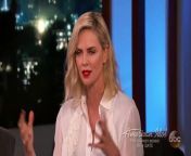 Charlize talks about playing an obnoxious character in her new movie Gringo, her personal experiences with marijuana, and she reveals how her mom scored some for her.