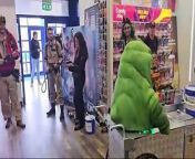Ghostbuster&#39;s Slimer visits Port Solent ahead of Ghost Buster&#39;s movie screening