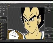 A Quick Tutorial on how I animate my videos so heres a quick fan animation of Vegeta form Dragon Ball Z as an example