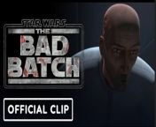 Check out this clip from the final season of Star Wars: The Bad Batch. The animated series voice cast includes Dee Bradley Baker (“American Dad!”), Michelle Ang (“Fear the Walking Dead: Flight 462”), Keisha Castle-Hughes (&#92;