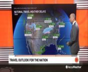 Several areas of the country could endure weather-related travel delays on Feb. 16.