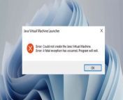 ▶ In This Video You Will Find How To Fix Java Virtual Machine Launcher , Error Could Not Create The Java Virtual MachineA fatal exception has occurred Program will exit✔️.&#60;br/&#62;&#60;br/&#62; ⁉️ If You Faced Any Problem You Can Put Your Questions Below ✍️ In Comments And I Will Try To Answer Them As Soon As Possible .&#60;br/&#62;▬▬▬▬▬▬▬▬▬▬▬▬▬&#60;br/&#62;&#60;br/&#62;If You Found This Video Helpful,PleaseLike And Follow Our Dailymotion Page , Leave Comment, Share it With Others So They Can Benefit Too, Thanks.&#60;br/&#62;&#60;br/&#62;▬▬COMMANDS TEXT ▬▬&#60;br/&#62;&#60;br/&#62;_JAVA_OPTIONS&#60;br/&#62;&#60;br/&#62;-Xmx512M&#60;br/&#62;&#60;br/&#62;&#60;br/&#62;▬▬Support This Channel if you benefit from it By 1&#36; or More▬▬&#60;br/&#62;&#60;br/&#62;https://paypal.com/paypalme/VictorExplains&#60;br/&#62;&#60;br/&#62;▬▬ Jon Us On Social Media ▬▬&#60;br/&#62;&#60;br/&#62;▶Web s it e: https://victorinfos.blogspot.com&#60;br/&#62;&#60;br/&#62;▶F a c eb o o k : https://www.facebook.com/Victorexplains&#60;br/&#62;&#60;br/&#62;▶ ︎ Twi t t e r: https://twitter.com/VictorExplains&#60;br/&#62;&#60;br/&#62;▶I n s t a g r a m: https://instagram.com/victorexplains&#60;br/&#62;&#60;br/&#62;▶ ️ P i n t e r e s t: https://.pinterest.co.uk/VictorExplains&#60;br/&#62;&#60;br/&#62;▬▬▬▬▬▬▬▬▬▬▬▬▬▬&#60;br/&#62;&#60;br/&#62;▶ ⁉️ If You Have Any Questions Feel Free To Contact Us In Social Media.&#60;br/&#62;&#60;br/&#62;▬▬ ©️ Disclaimer ▬▬&#60;br/&#62;&#60;br/&#62;This video is for educational purpose only. Copyright Disclaimer under section 107 of the Copyright Act 1976, allowance is made for &#39;&#39;fair use&#92;
