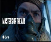 The 100th take on their first mission to Berlin with an escort from the invaluable asset of P-51 Mustang fighters, which made long-range strategic bombing possible. Masters of the Air is now streaming. https://apple.co/_MastersOfTheAir&#60;br/&#62;&#60;br/&#62;Based on Donald L. Miller’s book of the same name, and scripted by John Orloff, “Masters of the Air” follows the men of the 100th Bomb Group (the “Bloody Hundredth”) as they conduct perilous bombing raids over Nazi Germany and grapple with the frigid conditions, lack of oxygen, and sheer terror of combat conducted at 25,000 feet in the air. Portraying the psychological and emotional price paid by these young men as they helped destroy the horror of Hitler’s Third Reich, is at the heart of “Masters of the Air.” Some were shot down and captured; some were wounded or killed. And some were lucky enough to make it home. Regardless of individual fate, a toll was exacted on them all.&#60;br/&#62;&#60;br/&#62;The series features a stellar cast led by Academy Award nominee Austin Butler, Callum Turner, Anthony Boyle and Nate Mann, who are joined by Raff Law, Academy Award nominee Barry Keoghan, Josiah Cross, Branden Cook and Ncuti Gatwa.&#60;br/&#62;&#60;br/&#62;Hailing from Apple Studios, &#92;