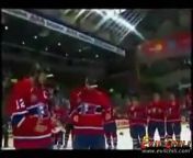 that&#39;s the Spokane Chiefs, the hometown team. they won the WHL and then the Memorial Cup to become the greatest minor league this year :D thank god the trophy was a replica or Bruton would be in trouble for that one XD