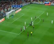 FC Barcelona Vs Real Madrid - Xabi Alonso Clatters Busquets (Spanish Supercup) [Aug.23 2012]