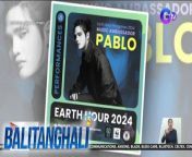 Si Pablo ng SB19 ang Music Ambassador para sa Earth Hour Philippines 2024!&#60;br/&#62;&#60;br/&#62;&#60;br/&#62;Balitanghali is the daily noontime newscast of GTV anchored by Raffy Tima and Connie Sison. It airs Mondays to Fridays at 10:30 AM (PHL Time). For more videos from Balitanghali, visit http://www.gmanews.tv/balitanghali.&#60;br/&#62;&#60;br/&#62;#GMAIntegratedNews #KapusoStream&#60;br/&#62;&#60;br/&#62;Breaking news and stories from the Philippines and abroad:&#60;br/&#62;GMA Integrated News Portal: http://www.gmanews.tv&#60;br/&#62;Facebook: http://www.facebook.com/gmanews&#60;br/&#62;TikTok: https://www.tiktok.com/@gmanews&#60;br/&#62;Twitter: http://www.twitter.com/gmanews&#60;br/&#62;Instagram: http://www.instagram.com/gmanews&#60;br/&#62;&#60;br/&#62;GMA Network Kapuso programs on GMA Pinoy TV: https://gmapinoytv.com/subscribe