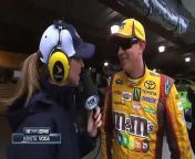 Kyle Busch beats teammate and Martinsville ace Denny Hamlin to qualify on pole.