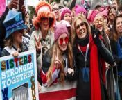 Many American women stayed home from work, joined rallies or wore red Wednesday to demonstrate how vital they are to the U.S. economy, as International Women&#39;s Day was observed with a multitude of events around the world.