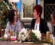 Sharon Osbourne pulls her tooth out after it comes loose during today&#39;s episode of &#92;