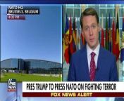 President Trump to press NATO on fighting terror