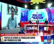FULL INTERVIEW &#124; Ang freedom of the press, freedom of expression, and media industry are under attack in this administration —Atty. Mark Tolentino, SMNI Legal Counsel