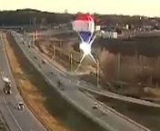 Hot air balloon bursts into flames after crashing into power lines in MinnesotaMinnesota Department of Transportation