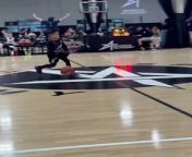 Kanye West&#39;s son, Saint, is doing his thing on the basketball court.