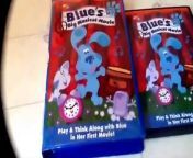 2 different versions of Blue's Clues Blue's Big Musical Movie from hygienic crossword clue