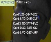 GIFT CARD GIVEAWAY WOWGoShop from ecological gifts