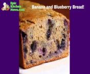 This easy and delicious banana blueberry quick bread video recipe is sure to please everyone, no matter where you take it!
