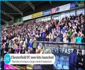 Chesterfield FC new kits launched on Thursday evening