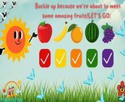 Fruits and Colours; learn fruits with colors @ BUBBLEFUNFLIX _ Educational videos for kids!#fruit&#60;br/&#62;&#60;br/&#62;learn fruits with colours &#124; @BUBBLEFUNFLIX &#124;&#60;br/&#62;&#60;br/&#62;fruits&amp;colors &#124; learning videos for kids &#124; educational videos for kids &#124; colors for kids &#124; color and fruit names in english &#124; learn with fun &#60;br/&#62;from your searches;&#60;br/&#62;#learncolorswithfruits&#60;br/&#62;#learncolours&#60;br/&#62;#learncolorsforkids&#60;br/&#62;#learncolors&#60;br/&#62;#learncolorsfortoddlers&#60;br/&#62;#learningcolors&#60;br/&#62;#learnfruitsandvegetables&#60;br/&#62;#colorsforkids&#60;br/&#62;#colours &#60;br/&#62;#learntotalk&#60;br/&#62;#colors &#60;br/&#62;#fruits&#60;br/&#62;#learning &#60;br/&#62;#nursery &#60;br/&#62;#toddlersvideos&#60;br/&#62;#2yearold&#60;br/&#62;#fruit &#60;br/&#62;#learning &#60;br/&#62;#colors &#60;br/&#62;#toyfruitsandvegetables&#60;br/&#62;#babylearningvideo&#60;br/&#62;#babyfirsttv&#60;br/&#62;#kidslearning&#60;br/&#62;#nursery &#60;br/&#62;#toddlerspeech&#60;br/&#62;#videosforkids&#60;br/&#62;#educationalvideosfortoddlersonyoutube&#60;br/&#62;#learningvideosfortoddlers6yearsold&#60;br/&#62;#learningvideosfortoddlerspreschoolers&#60;br/&#62;#educationalvideosfor5yearsoldtowatch&#60;br/&#62;#learningvideosfortoddlers3yearsoldenglish&#60;br/&#62;#learningvideosfor4yearsoldinenglish&#60;br/&#62;&#60;br/&#62;&#60;br/&#62; Dive into the vibrant world of fruits with our exciting video!Join us for a delightful journey as we explore different fruits and learn their colours. This engaging video is specifically designed to make learning fun and interactive for you!&#60;br/&#62; Video Highlights:&#60;br/&#62;&#60;br/&#62; Discover the colours of apple, bananas, oranges, and more!&#60;br/&#62; Engaging animations and visuals for effective learning.&#60;br/&#62; Catchy tunes to make the learning experience enjoyable.&#60;br/&#62; &#60;br/&#62; Unlock the world of colors and fruits . Subscribe now for more fun adventures! ✨ Don&#39;t forget to hit the bell to stay updated with our latest videos. Happy learning! &#60;br/&#62;&#60;br/&#62;let&#39;s share this fun learning video with your family and friends,use these keywords hashtags#colors#learning #fruitsname #education #kids #fruitnamesforkids to connect other kids and parents on this fun adventure.&#60;br/&#62;THANK YOU SO MUCH FOR BEING A PART OF THIS FUN ADVENTURE WITH@BUBBLEFUNFLIX