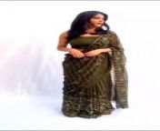 SAREE FABRIC- Georgette || FASHION SHOW from aunty in tight saree