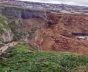 third major cliff collapse at Whipsiderry from voice company rheda
