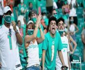 Scenes from the Dolphins Victory Against the Los Angeles Rams from ram leela song laal