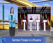 A German NATO brigade has arrived in Lithuania as part of an agreement made after Russia’s 2022 invasion of Ukraine. This marks the first time German troops have been permanently stationed abroad since World War II.