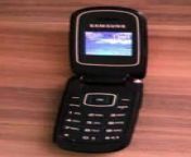 My imperesson of samsung galaxy z flip monte smart phone from samsung b312e game java