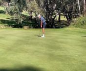 Lucas Herbert eagle putt on the par-four second hole at 2024 Axedale Pro-Am from vivo v20 pro free