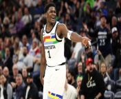 NBA Playoffs: Edwards Shines, Timberwolves Outplay Suns in GM1 from tv freudenberg basketball