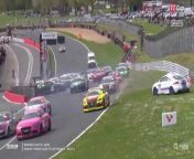 Audi TT Cup Racing Groups A an B 2024 Brands Hatch Race 2 Start Pile Up from toy racing