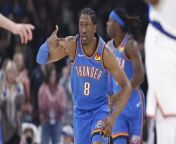 Oklahoma City Dominates New Orleans 124-92 in Game 2 Victory from the thunder intro