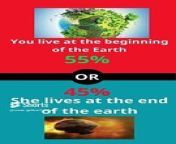 If you had a choice between You live at the beginning of the Earth ORShe lives at the end of the ear from ear dul