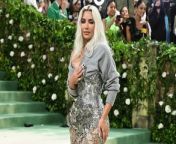 Kim Kardashian&#39;s Met Gala look was put together just seconds before she arrived on the red carpet as her stylist Chris Appleton decided to create a &#92;