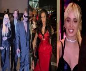 A roster of A-listers were spotted at the Met Gala afterparty at a swanky New York hotel.&#60;br/&#62;&#60;br/&#62;Cardi B, Lil Nas X, Usher, Lewis Hamilton and Lizzo were just some of the celebs spotted letting loose after the fundraising gala.&#60;br/&#62;&#60;br/&#62;Musician Camila Cabello was spotted in a black corset and bejewelled choker enjoying a catch up with an unnamed friend outside the Casa Cipriani hotel. &#60;br/&#62;&#60;br/&#62;F1 driver Lewis Hamilton was snapped leaving the hotel donning face-shielding aviators before entering a party bus complete with onboard models waiting outside. &#60;br/&#62;&#60;br/&#62;A jumpsuit-clad Doja Cat could also be seen with her security detail refusing to stop for pictures as she walked to a car. &#60;br/&#62;&#60;br/&#62;Singer Lizzo arrived in a Barbie pink velvet leotard with fellow singer SZA rocking sunglasses and a tropical floral dress. &#60;br/&#62;&#60;br/&#62;Cardi B and Offset – who recently split – were seen arriving together holding hands, sparking rumours of a reconciliation. &#60;br/&#62;&#60;br/&#62;Usher was also seen leaving with friends in an oversized suit, with the Yeah! Singer sporting large black sunglasses. &#60;br/&#62;&#60;br/&#62;Lil Nas X was also captured on his way out in a cow print cowboy-esque jacket and belt.&#60;br/&#62;&#60;br/&#62;The Met gala is an annual fundraising gala for the Metropolitan Museum of Art’s Costume Institute in Manhattan.&#60;br/&#62;&#60;br/&#62;The event is known as “fashion’s biggest night” and A-listers can often be seen partying into the early hours.