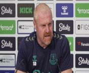 Everton boss Sean Dyche gives his latest on the takeover situation at the club and the rumours swirling in the media&#60;br/&#62;Finch Farm, Liverpool, UK