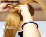 Simple Girl New Hairstyle - Saree Long Wedding Bun Hairstyles