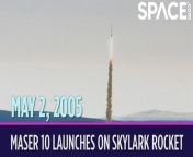 On May 2, 2005, the Skylark sounding rocket launched on its 441st and final flight. &#60;br/&#62;&#60;br/&#62;Skylark was a British sounding rocket designed to carry European research experiments into the upper atmosphere and beyond the boundary of space. The last Skylark rocket launched with a Swedish mission called Maser 10. This was the tenth mission of the Swedish Space Corporation&#39;s microgravity rocket program. Its payload included four experiment modules with three experiments in fluid physics and two biology experiments. One biology experiment studied the way microgravity affects metabolism in cells from mammals. The other looked at a protein that affects inflammation and immunity in humans. The physics experiments investigated how microgravity affects the evaporation, thermal radiation and convection in liquids. Maser 10 carried these experiments to an altitude of 155 miles, or 93 miles above the atmosphere, where the rocket experienced six minutes of weightlessness.