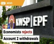 They say a long-term perspective is needed, and that contributors already run the risk of not having enough savings for their retirement.&#60;br/&#62;&#60;br/&#62;Read More: https://www.freemalaysiatoday.com/category/nation/2024/05/03/economists-pan-call-for-epf-account-2-withdrawals/&#60;br/&#62;&#60;br/&#62;Laporan Lanjut: https://www.freemalaysiatoday.com/category/bahasa/tempatan/2024/05/03/jangan-ulang-kesilapan-lampau-ahli-ekonomi-tak-setuju-cadangan-keluar-caruman-akaun-2/&#60;br/&#62;&#60;br/&#62;Free Malaysia Today is an independent, bi-lingual news portal with a focus on Malaysian current affairs.&#60;br/&#62;&#60;br/&#62;Subscribe to our channel - http://bit.ly/2Qo08ry&#60;br/&#62;------------------------------------------------------------------------------------------------------------------------------------------------------&#60;br/&#62;Check us out at https://www.freemalaysiatoday.com&#60;br/&#62;Follow FMT on Facebook: https://bit.ly/49JJoo5&#60;br/&#62;Follow FMT on Dailymotion: https://bit.ly/2WGITHM&#60;br/&#62;Follow FMT on X: https://bit.ly/48zARSW &#60;br/&#62;Follow FMT on Instagram: https://bit.ly/48Cq76h&#60;br/&#62;Follow FMT on TikTok : https://bit.ly/3uKuQFp&#60;br/&#62;Follow FMT Berita on TikTok: https://bit.ly/48vpnQG &#60;br/&#62;Follow FMT Telegram - https://bit.ly/42VyzMX&#60;br/&#62;Follow FMT LinkedIn - https://bit.ly/42YytEb&#60;br/&#62;Follow FMT Lifestyle on Instagram: https://bit.ly/42WrsUj&#60;br/&#62;Follow FMT on WhatsApp: https://bit.ly/49GMbxW &#60;br/&#62;------------------------------------------------------------------------------------------------------------------------------------------------------&#60;br/&#62;Download FMT News App:&#60;br/&#62;Google Play – http://bit.ly/2YSuV46&#60;br/&#62;App Store – https://apple.co/2HNH7gZ&#60;br/&#62;Huawei AppGallery - https://bit.ly/2D2OpNP&#60;br/&#62;&#60;br/&#62;#FMTNews #EPF #Account2 #Withdrawals