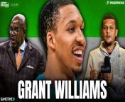 Hornets forward Grant Williams talks about his reputation since splitting his season between Dallas &amp; Charlotte, playing with Kyrie Irving and Luka Doncic, and the difference between playing for former Celtics head coach Ime Udoka and Joe Mazzulla.&#60;br/&#62;&#60;br/&#62;0:00 Grant Williams joined the show&#60;br/&#62;2:30 Grant on getting trading from Dallas&#60;br/&#62;3:25 Grant on people saying he’s a bad locker room teammate&#60;br/&#62;9:30 Tatum defends Grant&#60;br/&#62;11:07 Playing Tatum and playing with Luka &#60;br/&#62;15:35 Grant on his personality &#60;br/&#62;18:48 How Grant started playing ball&#60;br/&#62;20:20 Kyrie Irving in Dallas&#60;br/&#62;26:44 Mazzulla vs Udoka&#60;br/&#62;31:13 Grant on Ime Udoka suspension&#60;br/&#62;33:05 NBA officiating&#60;br/&#62;37:00 Grant on being traded to Charlotte&#60;br/&#62;42:10 Grant on no tribute video&#60;br/&#62;44:05 Boston fans showed love to Grant&#60;br/&#62;46:25 Grant Williams NBA Finals Prediction&#60;br/&#62;&#60;br/&#62;Get in on the excitement with PrizePicks, America’s No. 1 Fantasy Sports App, where you can turn your hoops knowledge into serious cash. Download the app today and use code CLNS for a first deposit match up to &#36;100! Pick more. Pick less. It’s that Easy! Go to https://PrizePicks.com/CLNS&#60;br/&#62;&#60;br/&#62;Take the guesswork out of buying NBA tickets with Gametime. Download the Gametime app, create an account, and use code CLNS for &#36;20 off your first purchase. Download Gametime today. Last minute tickets. Lowest Price. Guaranteed. Terms apply.