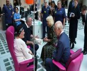 The King reassured fellow cancer patients about the state of his health telling them &#92;