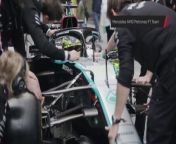 Lewis Hamilton does donuts down NYC's 5th Avenue from is she not down so late