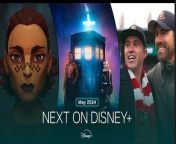 Here’s a sneak peek at what’s coming to #DisneyPlus in May 2024:&#60;br/&#62;&#60;br/&#62;May 1 – Daredevil (2003)&#60;br/&#62;May 1 – Life Below Zero: First Alaskans (Season 3)&#60;br/&#62;May 1 – Star Wars: The Bad Batch (Season 3, Episode 15)&#60;br/&#62;May 1, 8, 15 – X-Men ‘97 (Season 1, Episodes 8–10)&#60;br/&#62;May 4 – How Not to Draw (Season 2, Episodes )&#60;br/&#62;May 4 – Star Wars: Tales of the Empire (Season 1)&#60;br/&#62;May 5 – Monsters at Work (Season 2)&#60;br/&#62;May 7 – Billy &amp; Molly: An Otter Love Story&#60;br/&#62;May 8 – Let It Be&#60;br/&#62;May 8 – Me &amp; Winnie the Pooh (Season 1, Episodes 10–25)&#60;br/&#62;May 8 – Playdate with Winnie the Pooh (Season 1, Episodes 11, 13–15)&#60;br/&#62;May 10, 17, 24, 31 – Doctor Who (Season 1, Episodes 1–6)&#60;br/&#62;May 15 – Big City Greens (Season 4, Episodes 6–9)&#60;br/&#62;May 15 – Dino Ranch (Season 3, Episodes 12–15, 17)&#60;br/&#62;​​May 15 – Queen Rock Montreal&#60;br/&#62;May 22 – Chip ‘n’ Dale: Park Life (Season 2, Episodes 14–18)&#60;br/&#62;May 22 – Marvel Studios’ Assembled: The Making of X-Men ‘97&#60;br/&#62;May 22 – Mickey Mouse Funhouse (Season 3, Episodes 1–5)&#60;br/&#62;May 24 – The Beach Boys&#60;br/&#62;May 28 – Gordon Ramsay: Uncharted (Season 4)&#60;br/&#62;May 31 – Jim Henson: Idea Man&#60;br/&#62;&#60;br/&#62;And stream all of these and more with #HuluOnDisneyPlus for Disney Bundle subscribers:&#60;br/&#62;&#60;br/&#62;May 1 – 13 Going on 30&#60;br/&#62;May 1 – Elvis (2022)&#60;br/&#62;May 1 – Fantastic Mr. Fox&#60;br/&#62;May 1 – Once&#60;br/&#62;May 1 – Rushmore&#60;br/&#62;May 1 – Shardlake (Season 1)&#60;br/&#62;May 1 – Sideways&#60;br/&#62;May 1 – That Thing You Do!&#60;br/&#62;May 1 – The Beach&#60;br/&#62;May 1 – The Darjeeling Limited&#60;br/&#62;May 1 – The Life Aquatic with Steve Zissou&#60;br/&#62;May 1 – The Royal Tenenbaums&#60;br/&#62;May 1 – Walk the Line&#60;br/&#62;May 3 – Die Hard &#60;br/&#62;May 3 – Die Hard 2&#60;br/&#62;May 3 – Die Hard with a Vengeance &#60;br/&#62;May 3 – Live Free or Die Hard &#60;br/&#62;May 3 – A Good Day to Die Hard &#60;br/&#62;May 3 – Prom Dates&#60;br/&#62;May 3, 10, 17, 24, 31 – Welcome to Wrexham (Season 3, Episodes 1–6)&#60;br/&#62;May 9 – Black Twitter: A People’s History (Season 1)&#60;br/&#62;May 13 – Crash (Season 1, Episodes 1–6)&#60;br/&#62;May 13 – Making of an Activist&#60;br/&#62;May 15 – Uncle Samsik (Season 1, Episodes 1–9)&#60;br/&#62;May 16 – Paddington&#60;br/&#62;May 17 – The Sweet East&#60;br/&#62;May 17 – He Went That Way&#60;br/&#62;May 22 – Chief Detective 1958 (Season 1)&#60;br/&#62;May 23, 30 – The Kardashians (Season 5, Episodes 1 &amp; 2)&#60;br/&#62;May 29 – Lainey Wilson: Bell Bottom Country