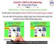 0156 - Control S7-1200 PLC with Android app mobile - Create a new project from tubemate apk for android