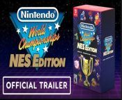 Watch the Nintendo World Championships: NES Edition trailer for the speedrunning challenge game developed by Nintendo. Inspired by the real Nintendo World Championships in 1990, 2015, and 2017 respectively, this new version brings the competition on the go and at home with the Nintendo Switch. Test your NES skills with over 150 challenges from 13 different NES games. Players can aim for the best time in Speedrun Mode, compete for a spot on the global online leaderboards in World Championship Mode, or gather up to 8 players in local Party Mode.&#60;br/&#62;&#60;br/&#62;Nintendo World Championships: NES Edition launches on July 18 for Nintendo Switch with a Deluxe Set, which includes collectible items and a physical game card, will also be available.&#60;br/&#62;