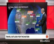 Several areas of the country could endure weather-related travel delays on May 7.