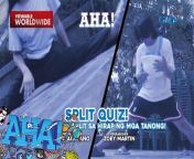 Aired (May 5, 2024): Kasama si Sparkle artist Shuvee Entrata, kumasa ang ilan nating mga ka-AHA sa isang pop quiz with a twist — ang pag-split! &#60;br/&#62;&#60;br/&#62;Watch episodes of &#39;AHA!&#39; every Sunday morning on GMA Network, hosted by Drew Arellano. #AHAGMA #AHAmazingLearning