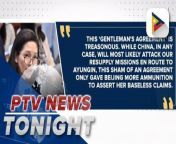 Sen. Hontiveros files resolution seeking a probe on alleged ‘gentleman’s agreement’ between Duterte admin, China &#60;br/&#62;