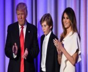 Donald Trump's wife Melania was reportedly 'livid' over his use of son Barron in a campaign post from lunch with my friene wife in 3gp