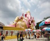 Despite Thai society being mostly Buddhist, statues of Hindu deities can be found all over the country. The elephant-headed god Ganesh is widely revered.